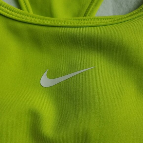 Nike Neon Green Padded Sports Bra Size Small - Picture 5 of 9